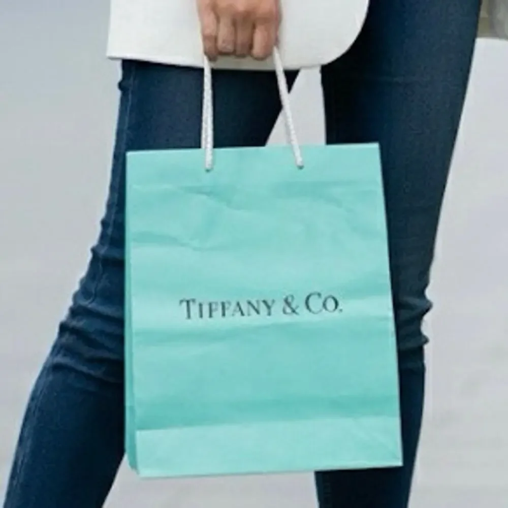 Tiffany‎ & Co. Classic Blue Paper Gift Shopping Bag 10x8